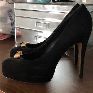 Dolce Vita black suede heels
